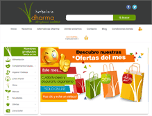 Tablet Screenshot of herbolariodharma.com